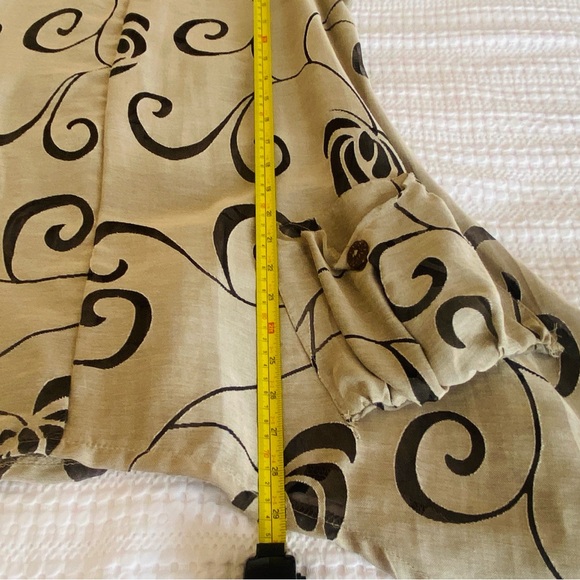 Kaktus Sleeveless Tunic Top Sharkbite Hem Pockets M - Picture 11 of 14